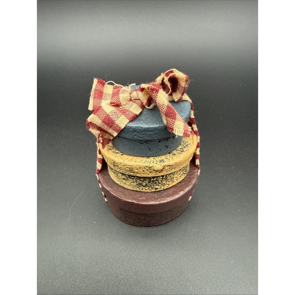 Mini Trinket Oval MINI Nesting Boxes Dollhouse Decor
